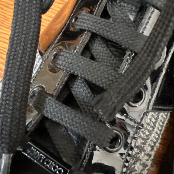 Jimmy Choo Limited Edition Belgravia Leather/Flannel High Tops - EUC - Picture 14 of 14